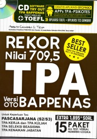 Image of Rekor Nilai 709.5 TPA ; Versi Oto Bappenas